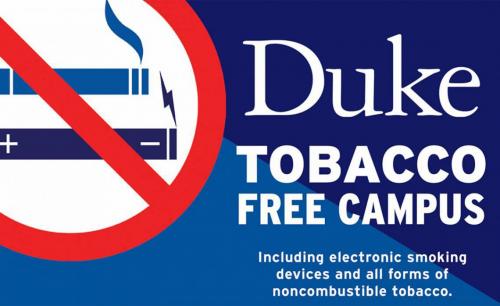 Tobacco Free Campus Healthy Duke